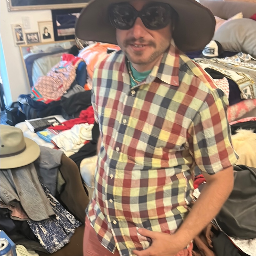 Men's Multicolor Plaid Shirt